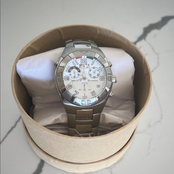 Sector 750 Chrono-Alarm Silver Men's Watch - Picture 1 of 8